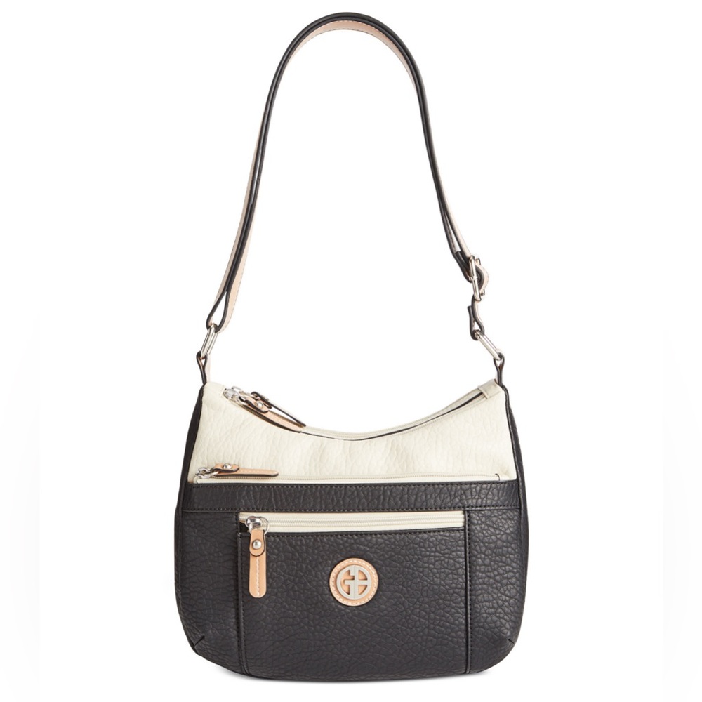NWT Giani Bernini Two-Tone Leather Women’s Crossbody Bag